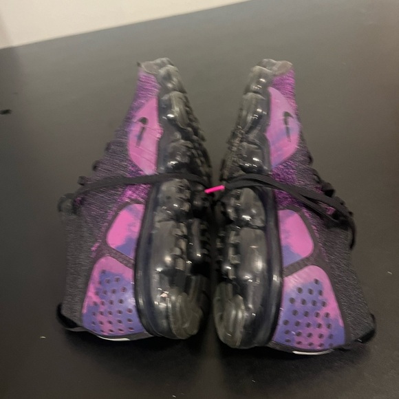 Purple and Black Athletic Shoes Vapormax Flyknit - Picture 1 of 6